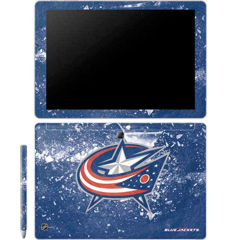 NHL Columbus Blue Jackets Frozen Galaxy Book 12in Skin